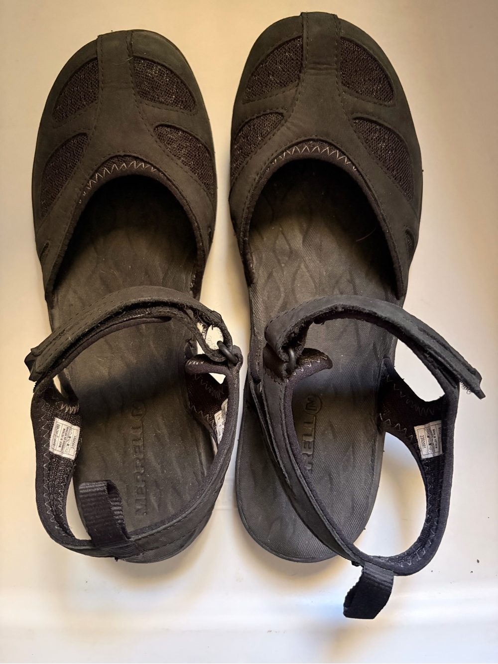 Merrell Women's Black Siren Wrap Q2 Mary Jane Sport Sandals w/ Adjustable Straps